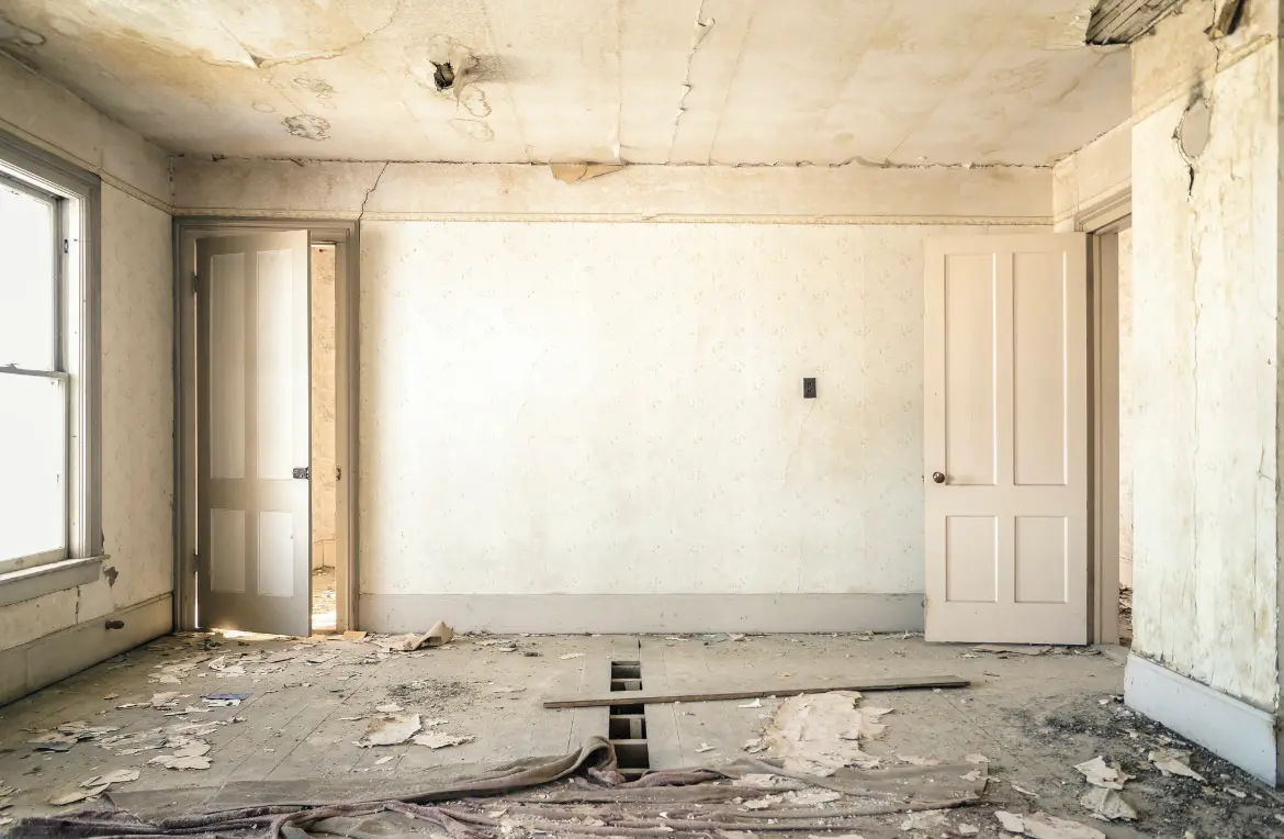 Waste disposal crew managing a cleanout project in American Canyon